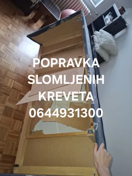Popravka slomljenog kreveta garnitura na izvlačenje