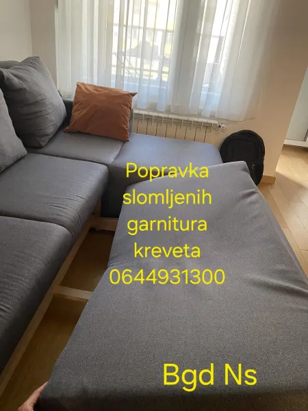 Popravka slomljenog kreveta garnitura na izvlačenje