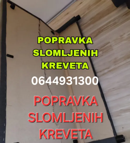 Popravka slomljenog kreveta garnitura na izvlačenje