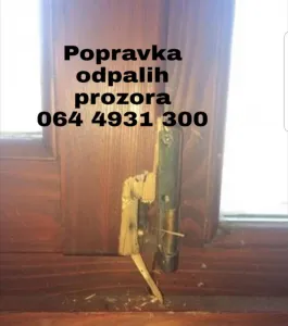 Popravka odpalih ručki balkon vrata
